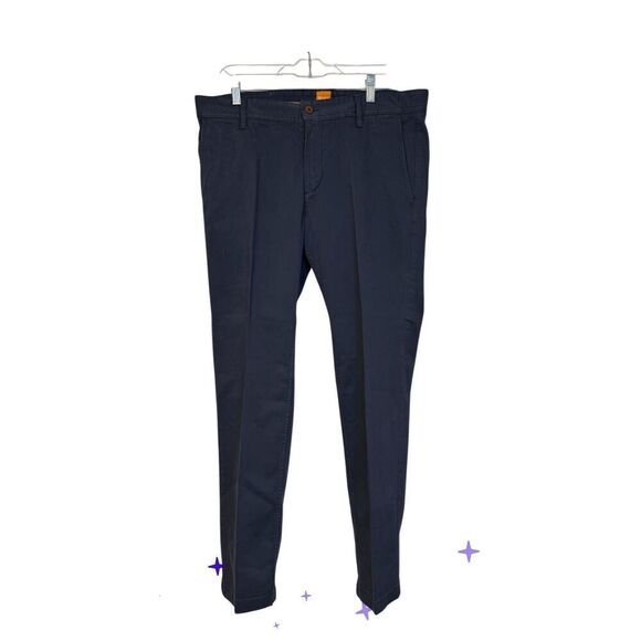 Hugo “Boss Orange” Chino Pants Navy Blue 34X32 Regular Fit - Picture 1 of 10